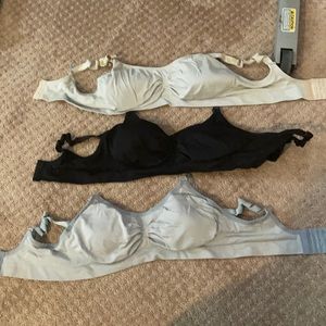 Set of 3 maternity nursing bras size L